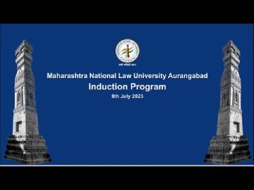 INDUCTION PROGRAMME-2023 OF MAHARASHTRA NATIONAL LAW
